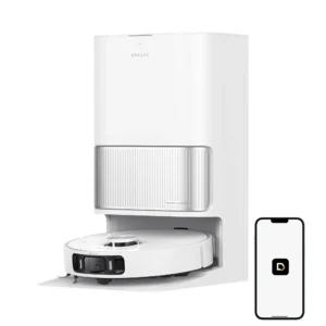 Dreame L40 Ultra AE Robot Aspirador 19000Pa con Base Auto-Limpieza 75°C 2 en 1 Blanco