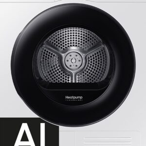 Secadora Samsung DV90DG52A0AEEC 9 kg Bomba Calor SmartThings Blanca